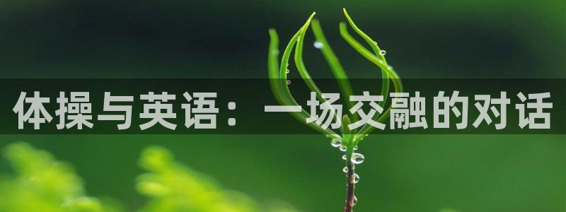 最新欧亿app官方下载：体操与英语：